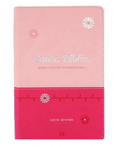 Biblia NVI, Tamaño Manual, Imitación Piel, Color Rosa