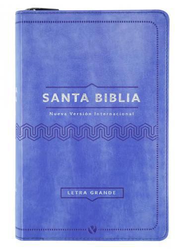 Biblia NVI, Tamaño Manual, Imitación Piel, Color Lila Con Cierre