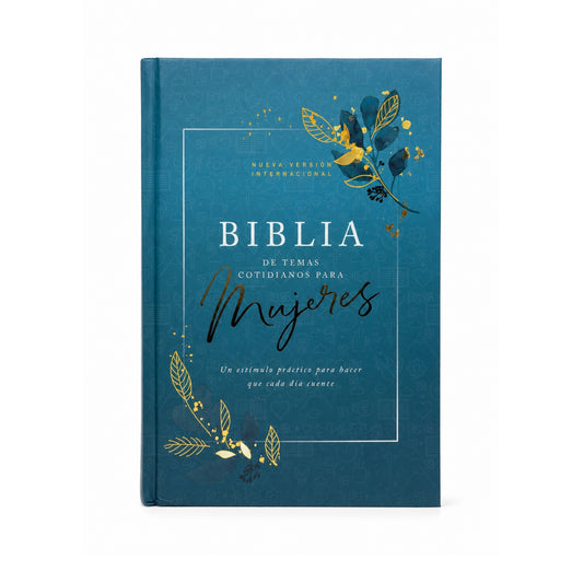 Biblia NVI Temas cotidianos para mujeres, Tapa dura, Turquesa