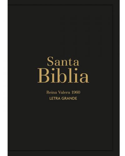 Biblia Reina Valera 1960 Compacta, Negro, Letra Grande