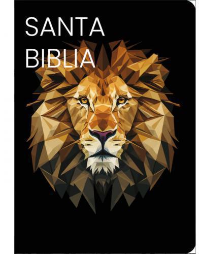 Biblia Reina Valera 1960 Compacta, León Dorado, Letra Grande