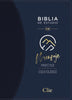 Biblia RVR Estudio Mensaje Profetico y Escatologico, Imitacion Piel, color Azul