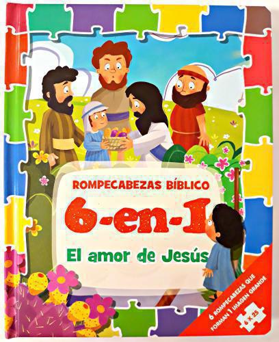 Puzzle Bíblico 6 en 1 para Niños (Edades 3-5) | Actividades Bíblicas Para Niños