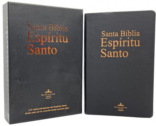 santa biblia Espiritu Santo RVR.1960 Imitación Piel Negro