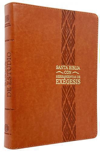 Biblia RVR1995, Biblia de Estudio con Herramientas de Exegesis, Imitación Piel