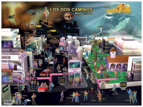 Poster de dos caminos