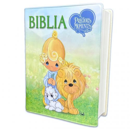 Biblia RVR 1960 Precious Moments Tamaño Bolsillo Tapa Vinil con Dos Estilos