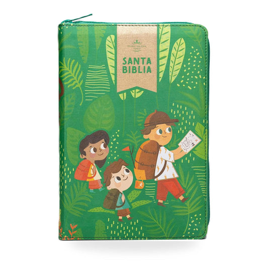 RVR1960 Imitation Leather Bible, Handy Size, Interactive, Zippered