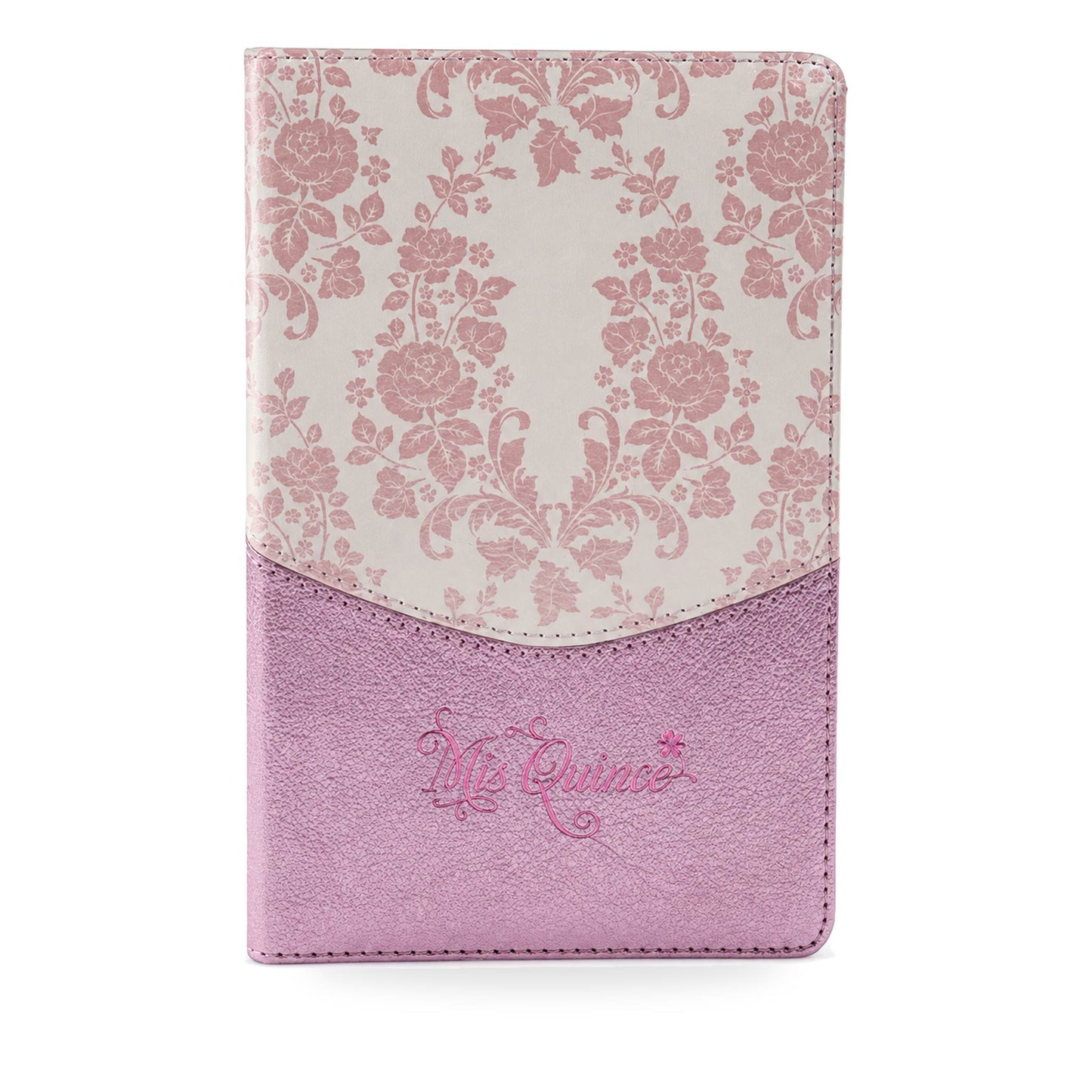 Biblia RVR1960 Imitación Piel, Mis Quince, Color Rosa, Tamaño Portatil