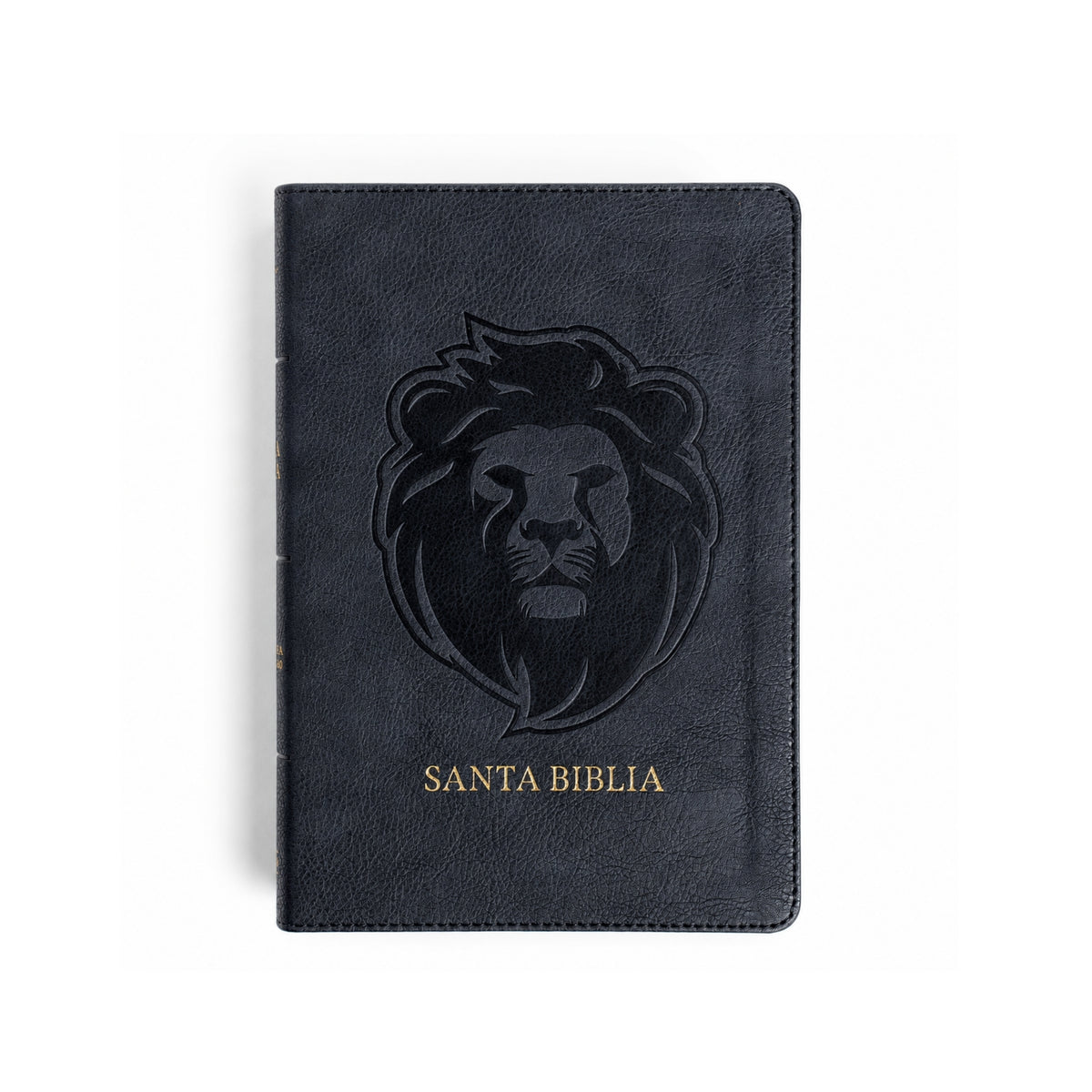 Biblia RVR60, Imitación Piel, Tamaño Manual, Color Ceniza León