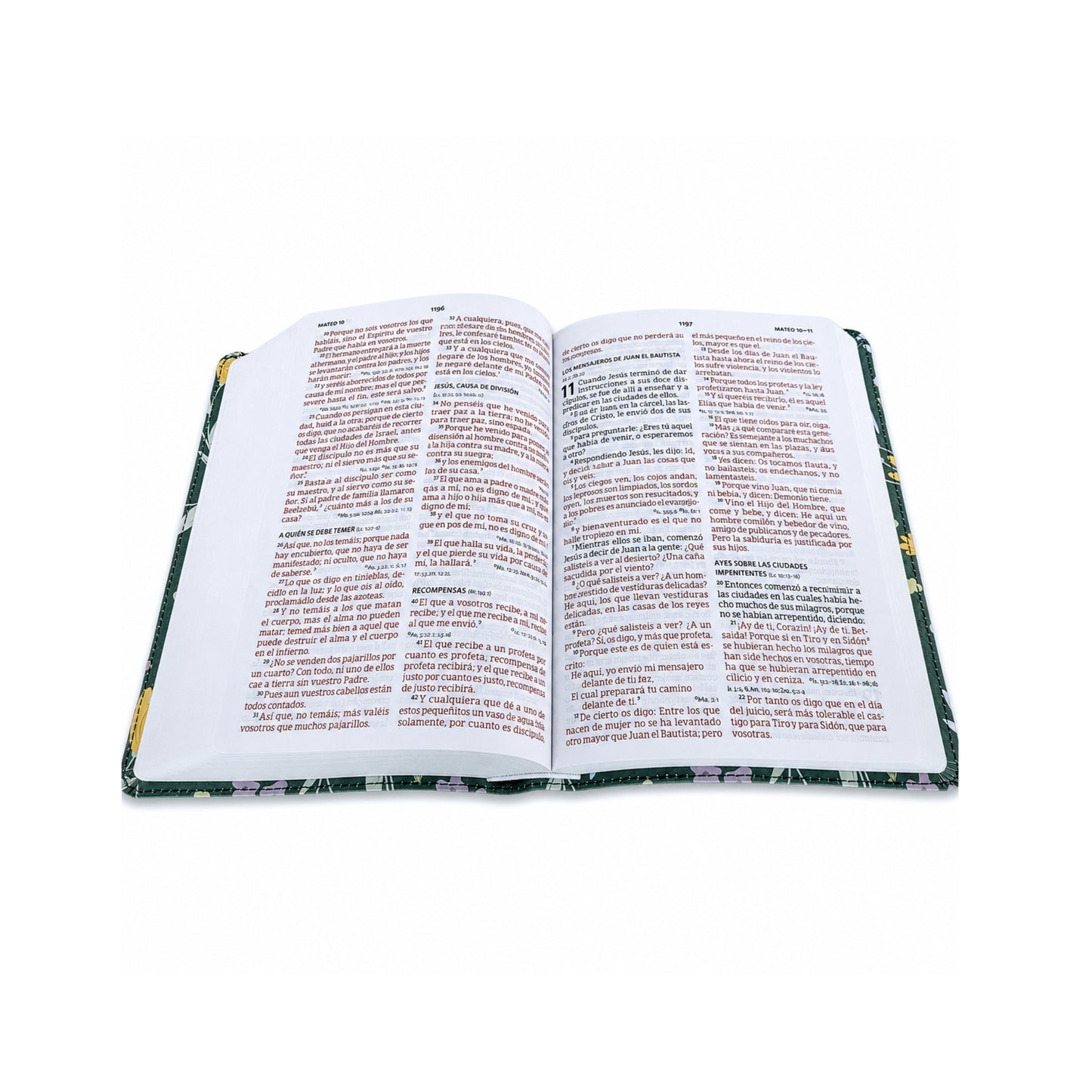 Biblia RVR60, Imitación Piel, Tamaño Manual, Color Verde