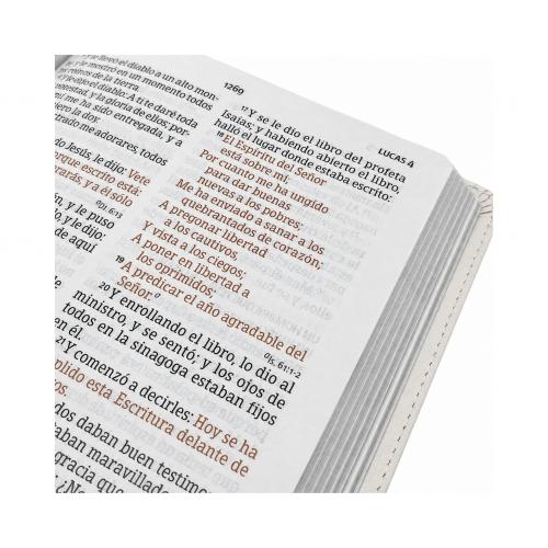 Biblia RVR60, Imitación Piel, Tamaño Manual, Color Acuarela