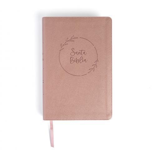 Biblia RVR1960, Tamaño Gigante, Imitación Piel, Color Rosa Perla