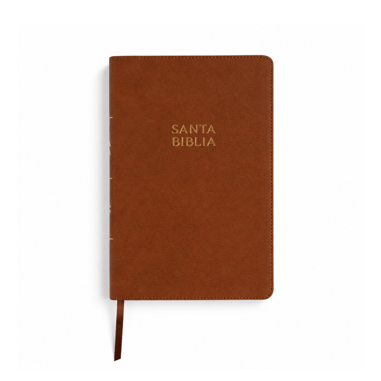 Biblia RVR1960, Tamaño Gigante, Imitación Piel, Color Café Madera