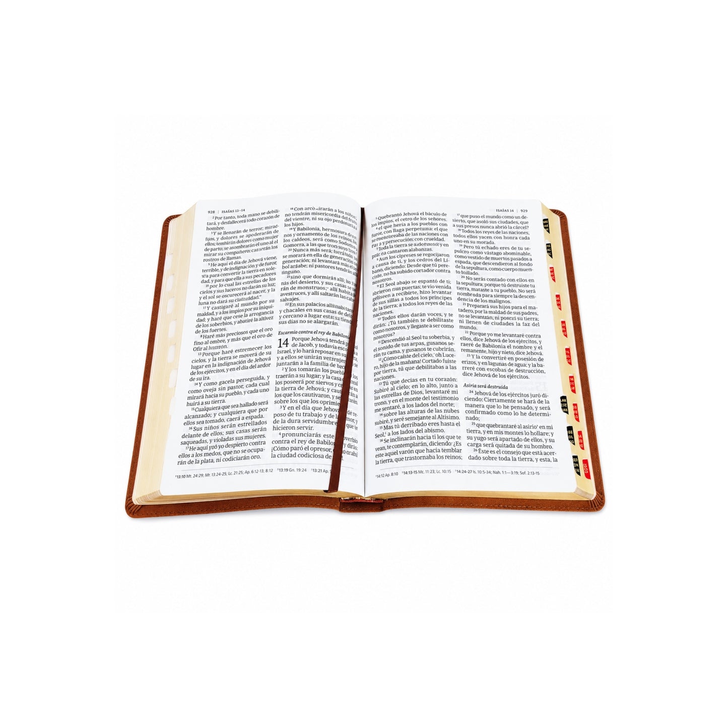 Biblia RVR1960, Tamaño Gigante, Imitación Piel, Color Café Madera Con Indice