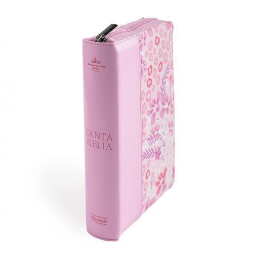 Reina Valera 1960 Imitation Leather Bible, Compact Size, Large Print with Zipper