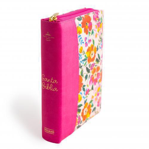 Biblia Reina Valera 1960 Imitación Piel, Tamaño Compacto, Letra Grande Con Cierr