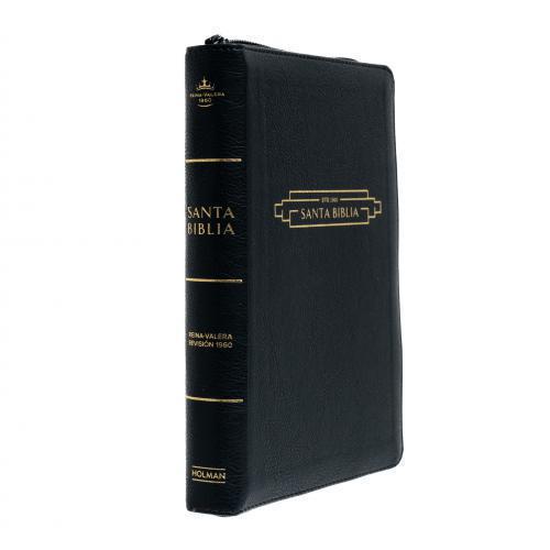Biblia Reina Valera 1960 Imitación Piel, Tamaño Manual, Con Cierre e Indice