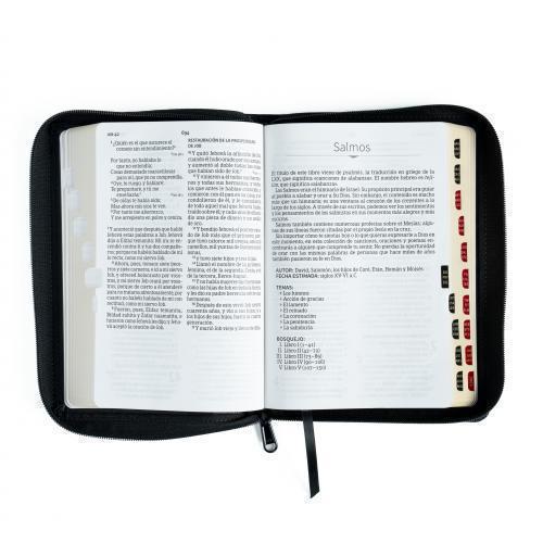 Biblia Reina Valera 1960 Imitación Piel, Tamaño Manual, Con Cierre e Indice