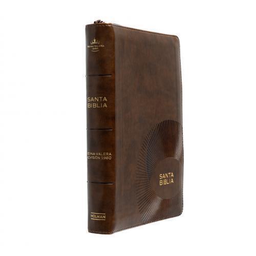 Biblia Reina Valera 1960 Imitación Piel, Tamaño Manual, Con Cierre e Indice