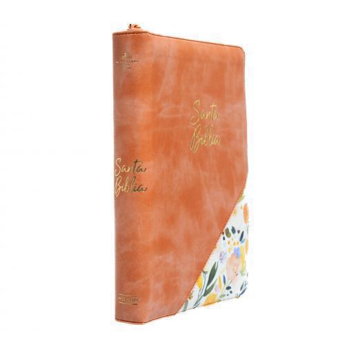 Reina Valera 1960 Bible, Imitation Leather, Manual Size, Zippered with Index