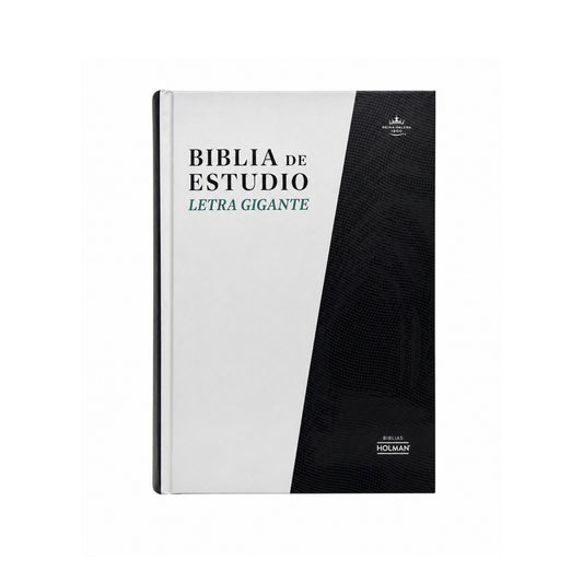 RVR 1960 Biblia de estudio letra gigante, tapa dura