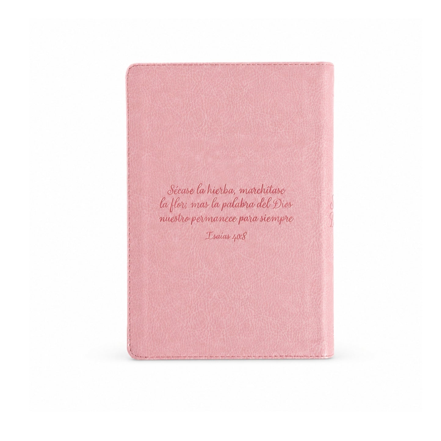 RVR 1960 Biblia letra grande tamaño manual, edición especial, rosa pastel, símil