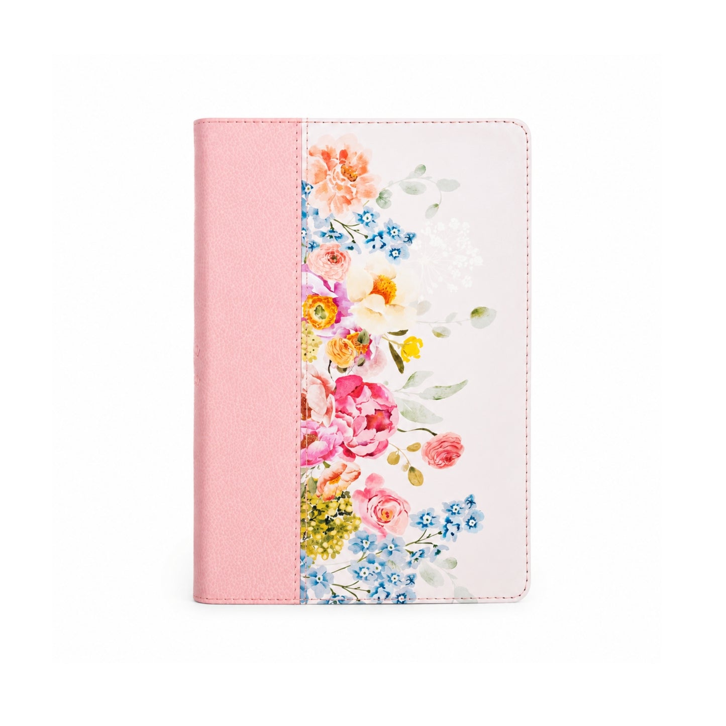 RVR 1960 Biblia letra grande tamaño manual, edición especial, rosa pastel, símil