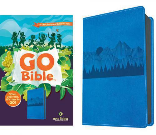 Biblia NLT, Imitación Piel Go Bible Blue Mountains