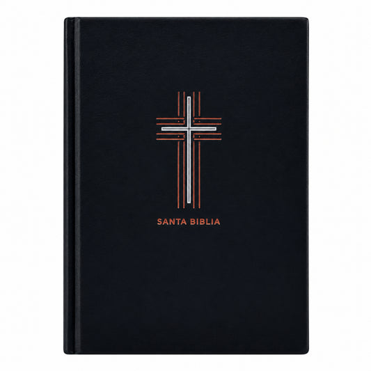 Biblia Nueva Traducción Viviente de Margen Amplio - Negro cruz con Indice