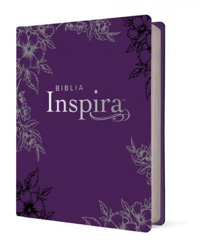 NTV Inspire Bible, Faux Leather Hardcover, Lavender Design
