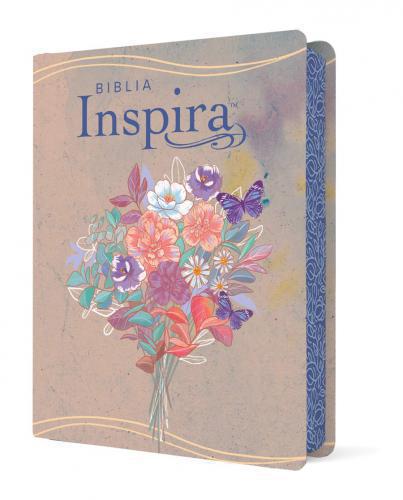 NTV Inspire Bible, Imitation Leather, Pink Watercolor Design