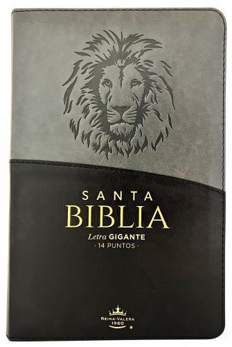 RVR1960 Manual Size Bible, Imitation Leather, Black, Giant Print