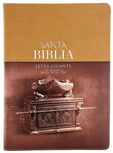 Giant Print RVR1960 Bible, Imitation Leather, Brown with Zipper and Index