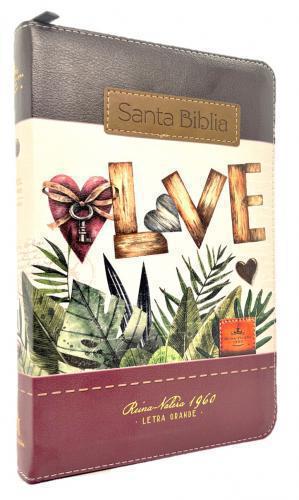 Biblia RVR1960, Colección Fantasia Tamaño Manual, Imitación Piel
