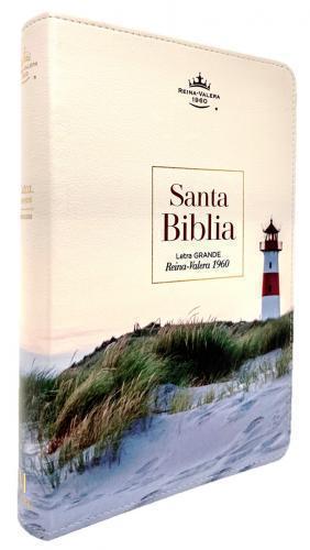 Biblia RVR1960 Colección Supreme, Tamaño Manual, Imitación Piel, Diseño Faro