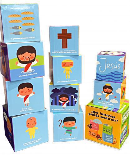 Set of 10 Stacking Cubes