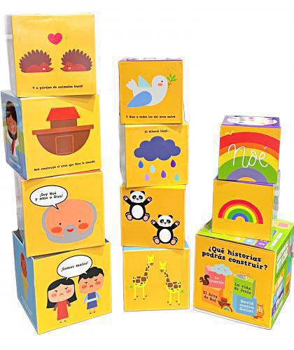 Set of 10 Stacking Cubes