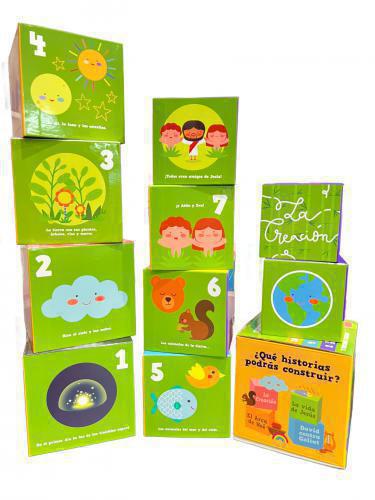Set of 10 Stacking Cubes