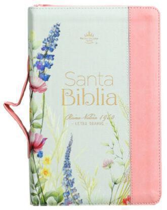Reina Valera 1960 Bible, Imitation Leather, Manual Size With Zipper, Index