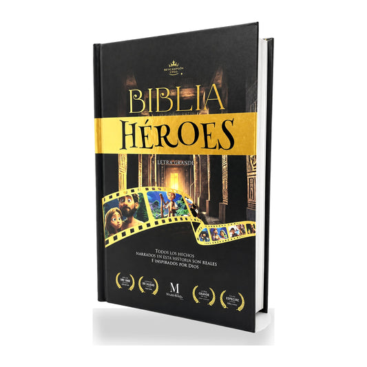 RVR1960 Heroes Bible, Hardcover, Handy Size, Black