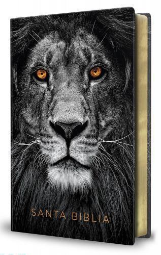 Biblia RVR 1960 Letra Grande Tamaño Manual, Símil Piel León de Judá