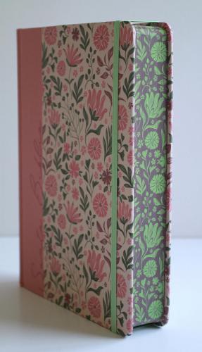 RVR 1960 Study Bible Hardcover, Pink Floral