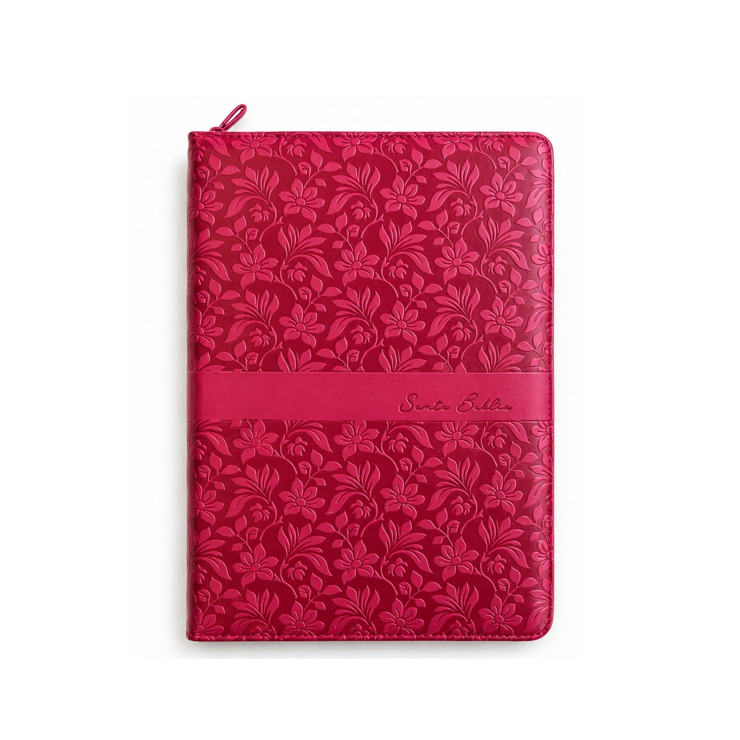Biblia Reina Valera Revisada 1960 letra súper gigante, símil piel fucsia rosada