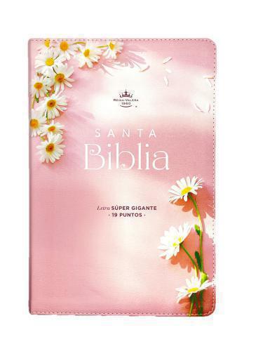Biblia RVR1960, Imitación Piel, Super Gigante, Diseño Mujer Virtuosa