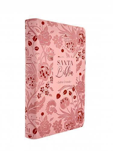 Biblia Reina Valera 1960, Tamaño Manual, Rosa Floral