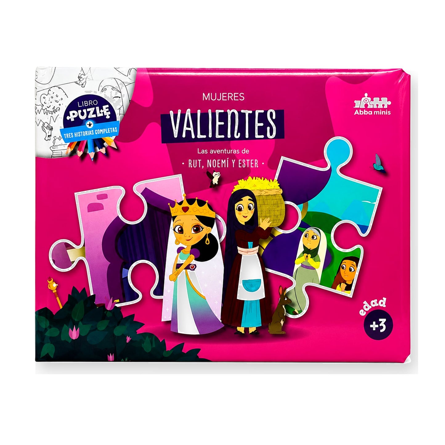Libro Puzzle – Mujeres Valientes (Rut, Noemí y Ester)