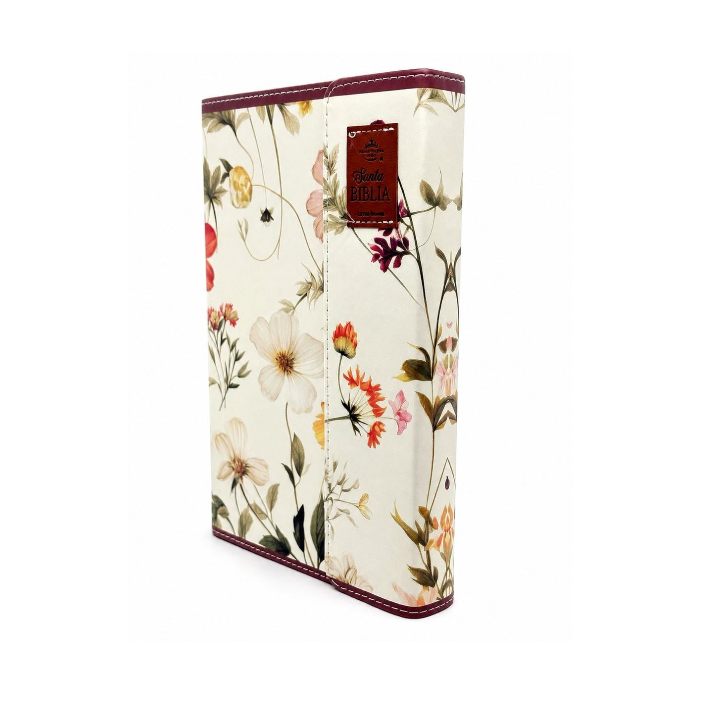 Biblia RVR60 Exquisita/ Flores Otoñales Con Solapa y Agarradera