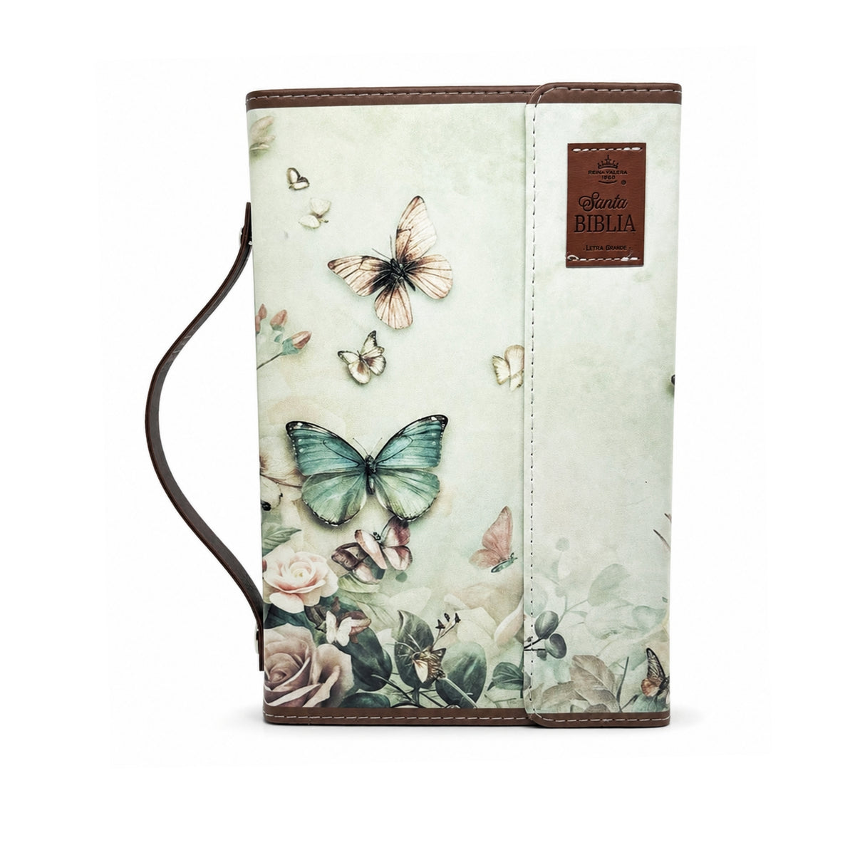 Biblia RVR 1960 Exquisita Mariposas en Primavera