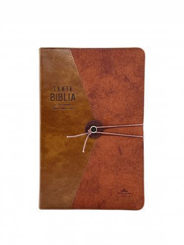 Biblia Reina-Valera 1960, Tamaño Manual Con Lazo, Cafe/ Cafe